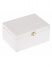 Dřevěná krabička se sponou - Bílá 22x16x11 cm