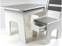 Stůl a dvě židličky K2 grafit