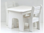 Stůl a dvě židličky K2 bílá