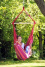 Závěsné houpací křeslo - Růžové - 130 x 100 cm