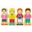 Bigjigs Toys Dřevěné puzzle národnosti