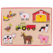 Bigjigs Toys Vkládací puzzle Farmářský statek