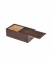 Dřevěná krabička na kapesníky - Tmavě hnědá 26x14x8 cm