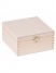 Dřevěná krabička na čaje - Přírodní 16x16x8 cm