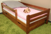 Dětská postel 160x80 cm Vráťa dub+ šuplík + matrace