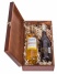 Dřevěná krabička - Na 2 lahve vína - Ořech