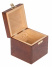 Dřevěná krabička Se sponou - Ořech 11x11x11 cm