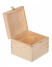 Dřevěná krabička - Přírodní 14x14x11cm