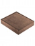 Dřevěná krabička na fotografie - Tmavě hnědá 39x34x6 cm