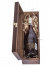Dřevěná krabička na láhev alkoholu - Tmavě hnědá 36x11x10 cm