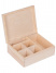 Dřevěná krabička organizér - Přírodní 25x20x9 cm