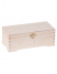 Dřevěná krabička na čaje - Přírodní 22x10x8 cm
