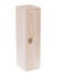 Dřevěná krabička na láhev alkoholu se sponou - Přírodní 36x11x10 cm