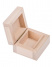 Dřevěná krabička - Přírodní 6x6x4 cm
