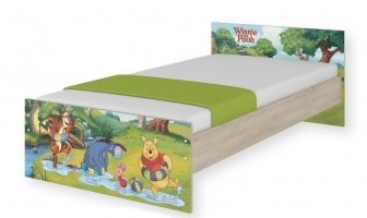 Dětská postel Disney 180/90 cm - Medvídek PÚ