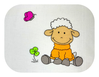 Plena flanel potisk - ovečka