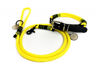 BANANA SET (vodítko s rukojetí - 1,4 m + obojek)
