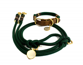 GREEN GRANDE SET (přepínací vodítko s rukojetí - 2 m + obojek)
