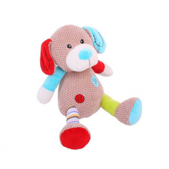 Bigjigs Baby Textilní postavička pejsek Bruno 19cm