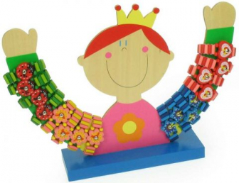 Bigjigs Toys Dřevěné náramkové hodinky 1ks