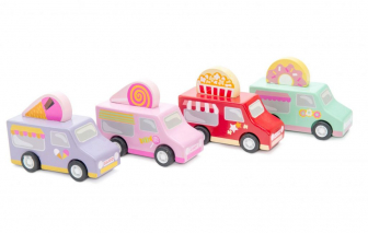 Le Toy Van cukrářský vůz 1ks červená