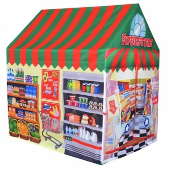 Dětský stan - motiv supermarket