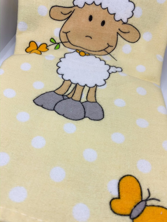 Plena flanel potisk ovečka