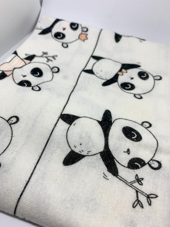 Plena flanel potisk panda