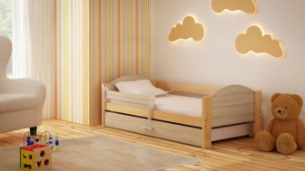 Dětská postel Bořek 160/80 cm se šuplíkem sonoma
