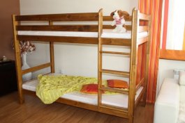 Patrová postel Adámek dub 90/200 + rošty