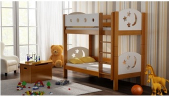 Patrová postel Pina 180/80 cm olše