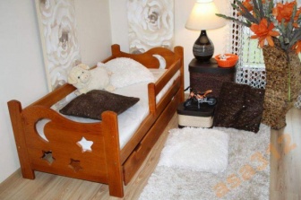 Postel Bohoušek 180x80 cm olše+šuplík+matrac