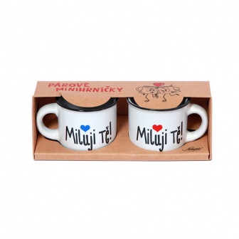 Mini hrnky - Miluji Tě -