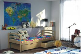 Postel Elena 200x90 cm + matrace + šuplíky