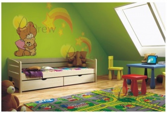 Postel masiv Ema 200x90 cm + matrace + šuplíky