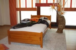 Postel Jolana 90 x 200 cm barva olše + matrace Relax