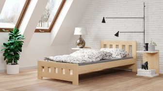Postel Mirek 120/200 cm - masiv 3,5 cm