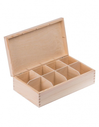 Dřevěná krabička - Box na čaje