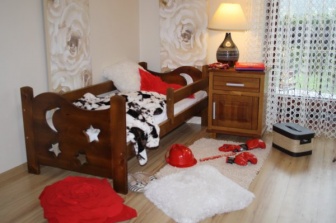Postel Bohoušek 180x80 cm ořech+šuplík+matrace