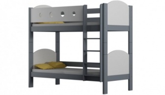 Patrová postel Vašek 180/80 cm šedá