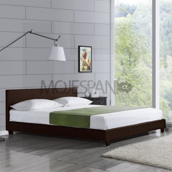 Postel Verona bronz 120/200 cm - ekokůže