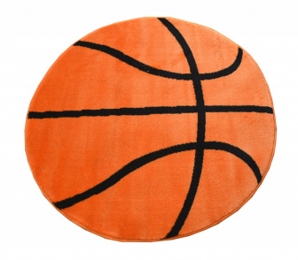 Dětský koberec - Basketbalový míč - 100 x 100 cm