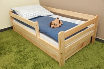 Postel Vráťa180x80 cm+šuplík+matrace olše